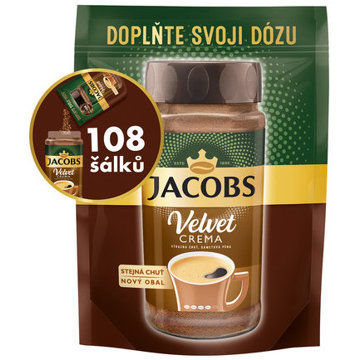 

JACOBS Velvet Crema Refill, instantní, 180g