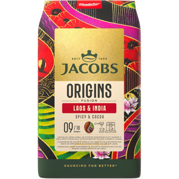 

JACOBS Origins Laos & India, zrnková, 1000g