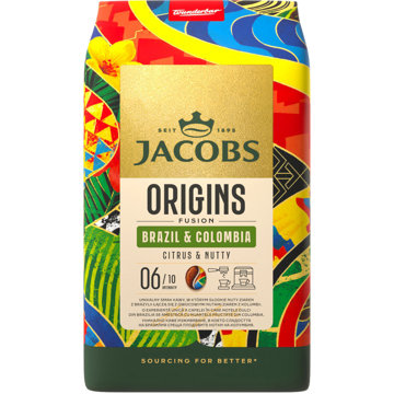 

JACOBS Origins Brazil & Colombia, zrnková, 1000g