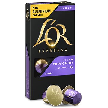 

L'OR Lungo Profondo 10ks hliníkových kapslí