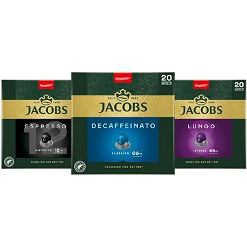 

Jacobs Wunderbar MixPack s Decaffeinato 60 ks