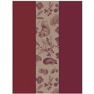

Le Jacquard Francais Dans les Bois Tryptique Utěrka 80 × 60 cm červená