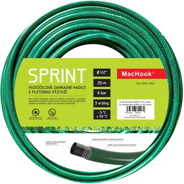 

J.A.D. TOOLS Zahradní hadice SPRINT 1/2", zelená, 20 m