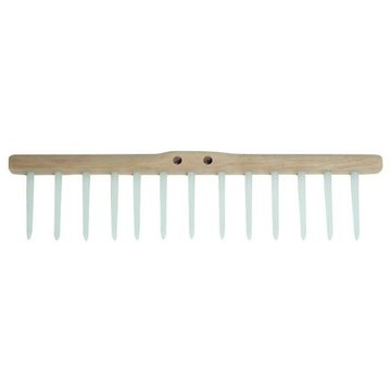 

J.A.D. TOOLS Hrábě dřevěné, UH kolík, 13 zubů, bez násady