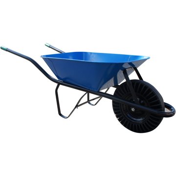 

J.A.D. TOOLS kolečko stavební, plná pryž, 60 l, modré