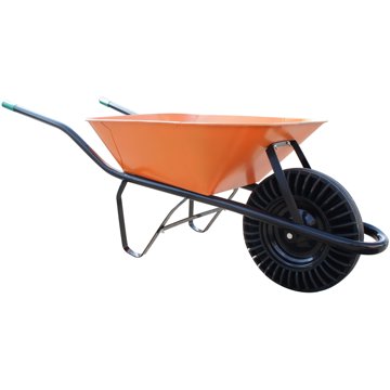 

J.A.D. TOOLS kolečko stavební, plná pryž, 60 l, oranžové