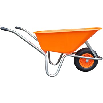 

J.A.D. TOOLS Zahradní kolečko Livex 100 l, oranžové
