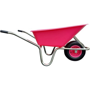 

J.A.D. TOOLS Zahradní kolečko Livex 100 l, růžové