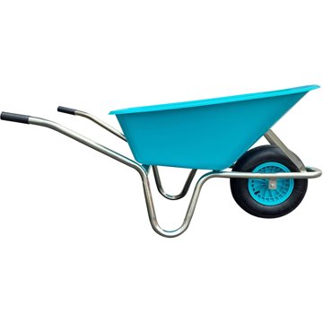 

J.A.D. TOOLS Zahradní kolečko Livex 100 l, tyrkysové