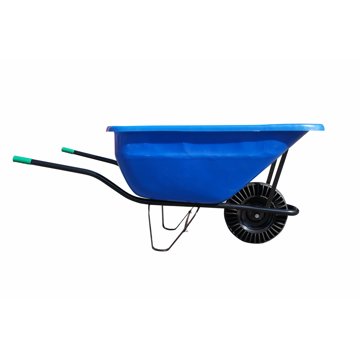 

J.A.D. TOOLS kolečko hospodářské 180 l, plná pryž, modré