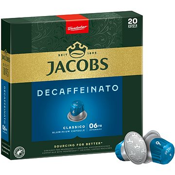 

Jacobs Decaffeinato intenzita 6, 20 ks kapslí