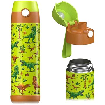 

Jarlson Dětská nerezová termoláhev MALI Dinosaurus 500 ml