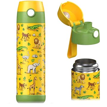 

Jarlson Dětská nerezová termoláhev MALI Safari 500 ml