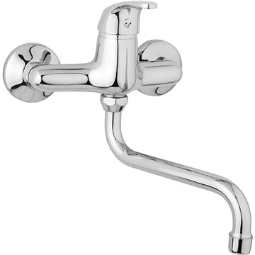 

JB Sanitary Slim Dřezová nástěnná baterie s ramínkem T 200 mm, 150 mm, chrom, A103530