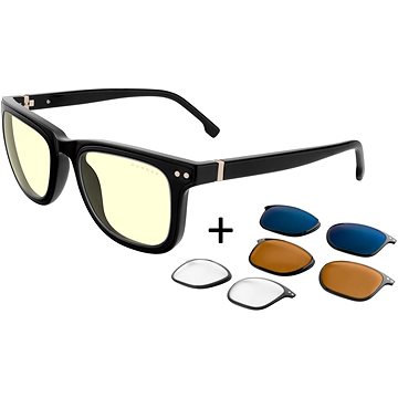 

GUNNAR Cupertino Onyx Clear + Amber + Sun + Amber Max