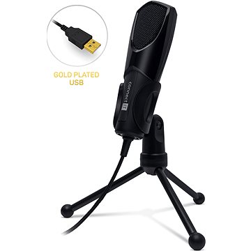 

CONNECT IT CMI-8000-BK YouMic USB, černý