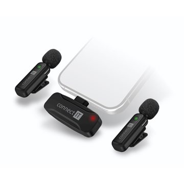 

CONNECT IT Wireless Lavalier mikrofon Lightning (2 ks + receiver) set