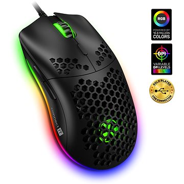 CONNECT IT BATTLE AIR Pro gaming mouse, černá - Herní myš