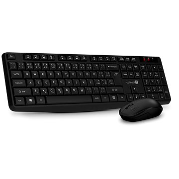 

CONNECT IT OfficeBase Wireless Combo CZ+SK, černá