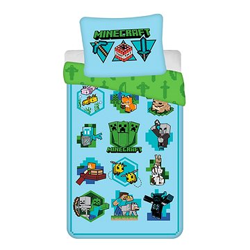 

Jerry Fabrics Minecraft Lets Play 140 × 200, 70 × 90 cm
