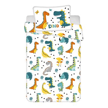 

Jerry Fabrics Povlečení do postýlky Dino world 100 × 135, 40 × 60 cm