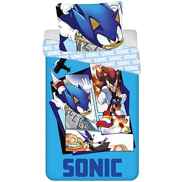 

Jerry Fabrics Povlečení Sonic 140 × 200, 70 × 90 cm