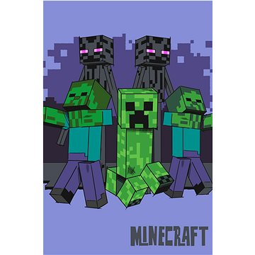 

Jerry Fabrics Dětská fleecová deka Minecraft Mobs coming for you 100 × 150 cm