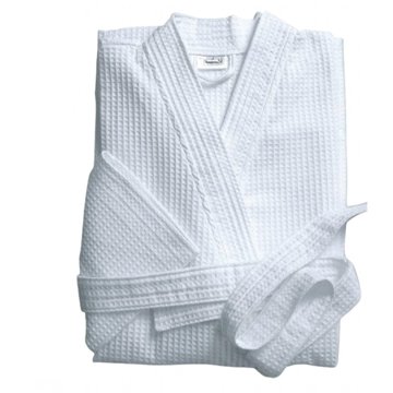 

Jerry Fabrics Vaflový župan JF bílý 3XL