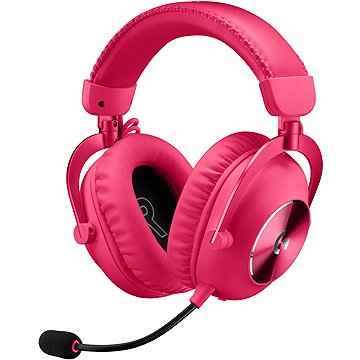 

Logitech G PRO X 2 LIGHTSPEED Gaming Headset, růžová