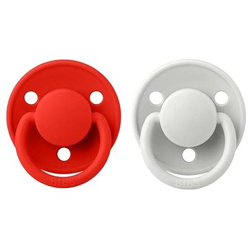 

Bibs De Lux dudlík ze silikonu 2 ks Candy Apple/Haze - one size (0-3 roky)