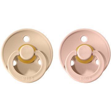 

Bibs Colour dudlík z přírodního kaučuku 2 ks Vanilla / Blush - velikost 1 (0-6m.)