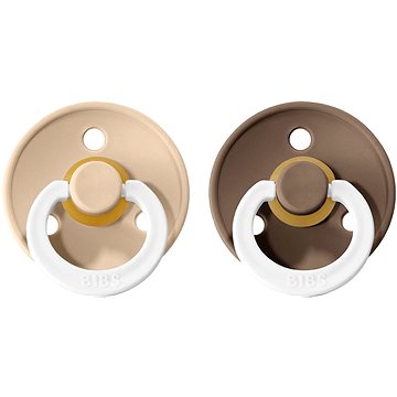 

Bibs Colour dudlík z přírodního kaučuku 2 ks Vanilla Noční / Dark Oak Noční - velikost 1 (0-6 m.)