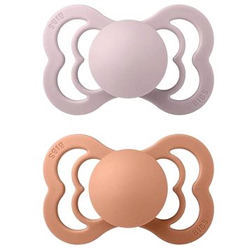 

Bibs Supreme dudlíky z latexu 2 ks Pink Plum / Peach - velikost 2 (6+m.)