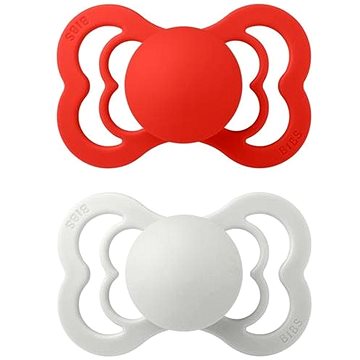 

Bibs Supreme dudlík ze silikonu 2 ks Candy Apple/Haze velikost 2 (6m+)