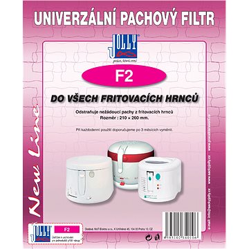 

Pachový filtr do fritovacích hrnců (do víka) F2
