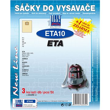 

Sáčky do vysavače ETA10