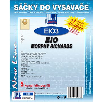 

Sáčky do vysavače EIO3