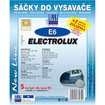 

Sáčky do vysavače E6