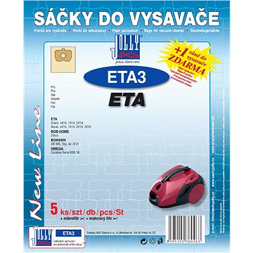 

Sáčky do vysavače ETA3