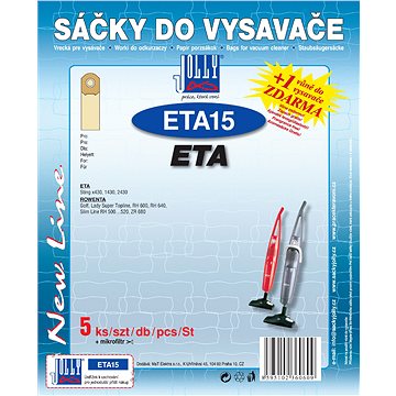 

Sáčky do vysavače ETA15