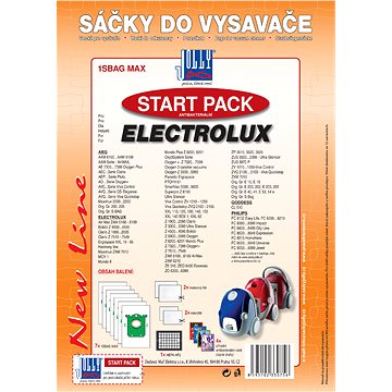 

Sáčky do vysavače START PACK (1SBAG MAX + HF2)