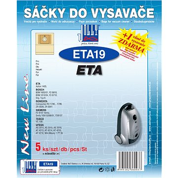 

Sáčky do vysavače ETA19