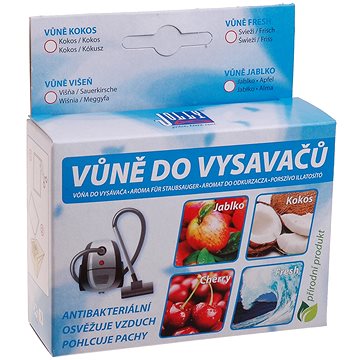 

Vůně do vysavače - cherry (5 ks) - podmanivá vůně griotky