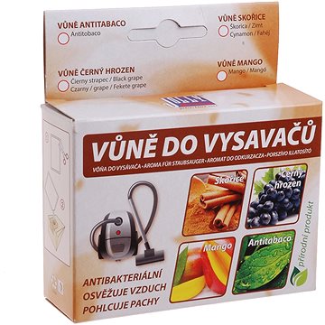 

Vůně do vysavače - černý hrozen (5 ks) - svěží vůně černého hroznového vína