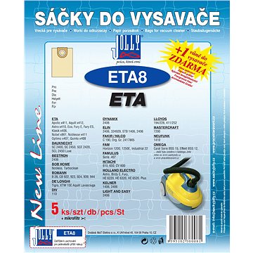 

Sáčky do vysavače ETA8