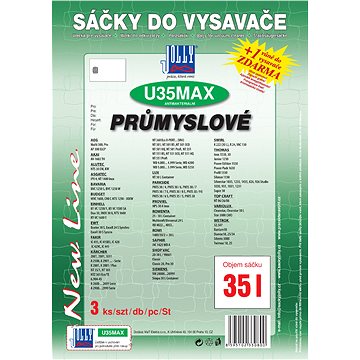 

Sáčky do vysavače U35 MAX - 35 litrů