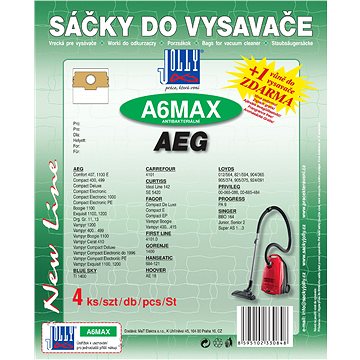 

Sáčky do vysavače A6 MAX - textilní