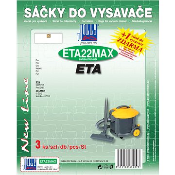 

Sáčky do vysavače ETA22 MAX - textilní