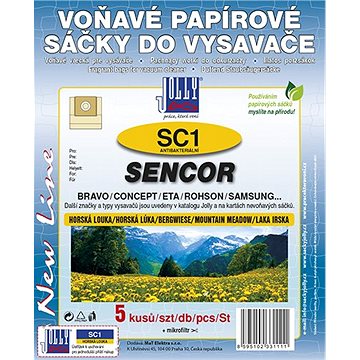 

Sáčky do vysavače SC1 - vůně Horská louka