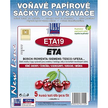 

Sáčky do vysavače ETA19 - vůně CHERRY